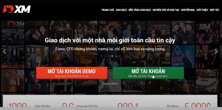 Sàn XM phù hợp cho mọi nhu cầu đầu tư của các Trader