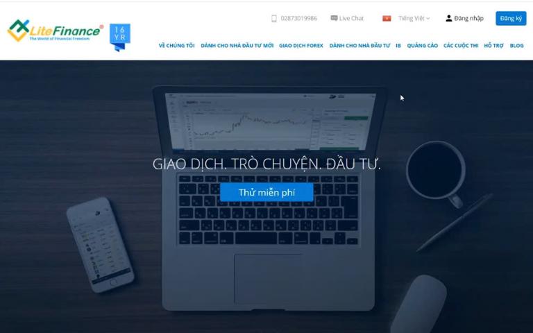 Sàn LiteFinance có nền tảng giao dịch thân thiện