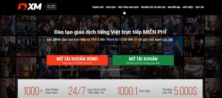 Sàn XM hoạt động hơn 15 năm