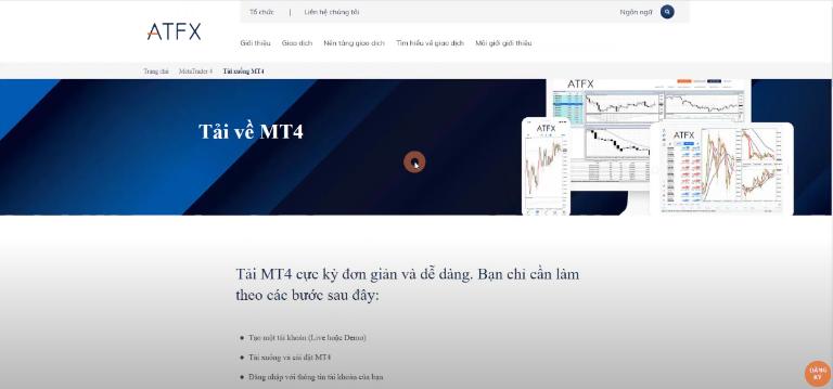 ATXF cung cấp nền tảng MT4