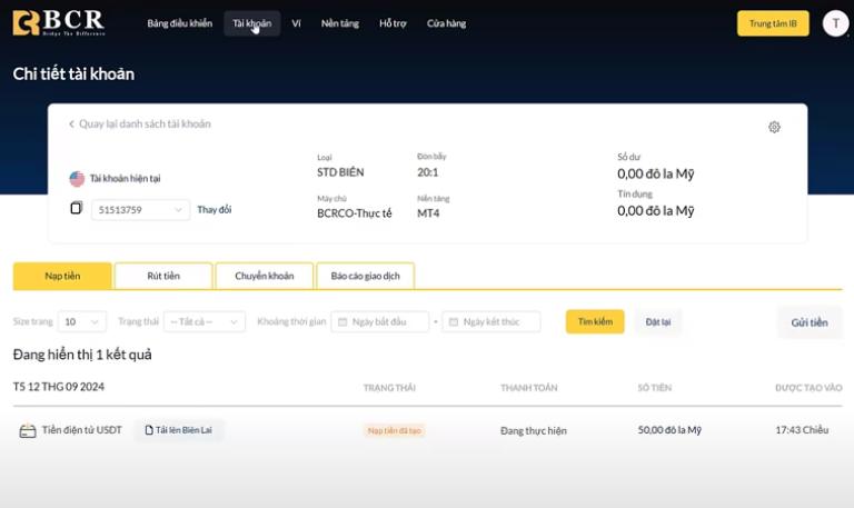 BCR không tính phí nền tảng đối với gửi hoặc rút tiền