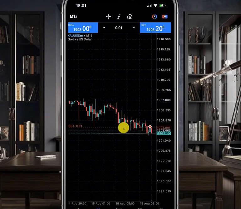 Đặt lệnh Forex trên điện thoại đơn giản trên MT5 giúp giao dịch Forex hiệu quả