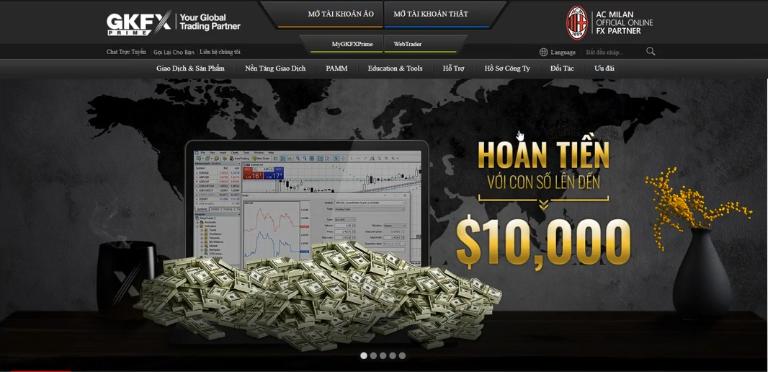 Sàn Forex GKFX hay còn được gọi là GKFXPrime