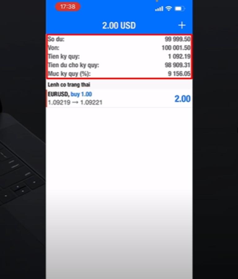 Theo dõi lệnh vừa thực hiện 