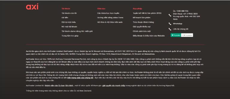 AxiTrader là sàn giao dịch có giấy phép hoạt động uy tín