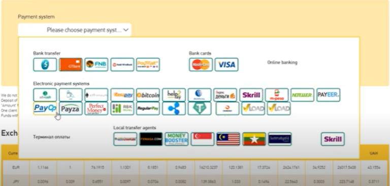 Sàn Grand Capital không hỗ trợ hình thức Internet Banking cho các giao dịch nạp rút tiền