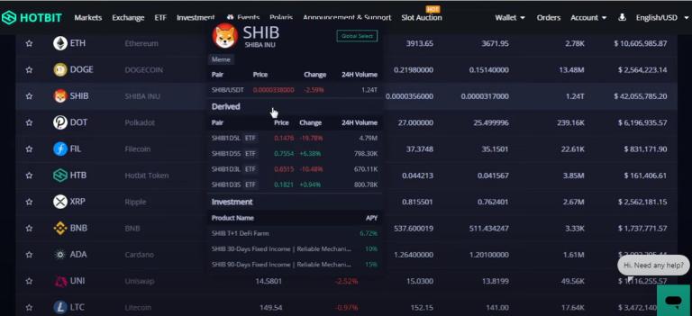 Sàn Hotbit có ưu điểm hỗ trợ khá nhiều Token và Coin