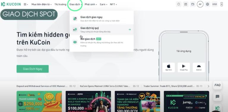 Một trong những ưu điểm nổi bật trên sàn KuCoin là giao dịch ký quỹ