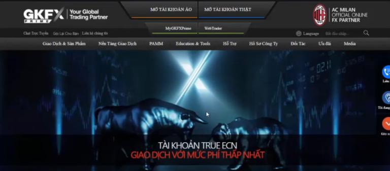 Sàn GKFX được thành lập năm 2012