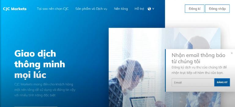 CJC Market là sàn giao dịch uy tín