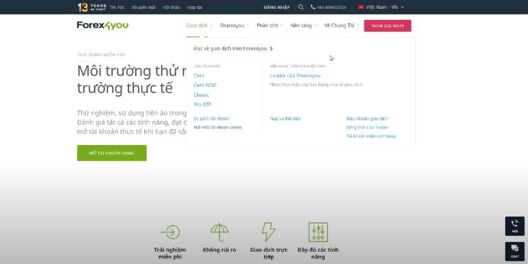 Khi bắt đầu giao dịch hãy thực hành trên tài khoản demo
