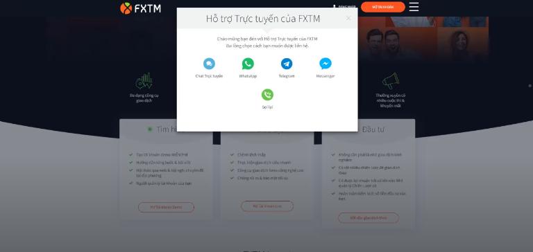 Sàn FXTM có dịch vụ chăm sóc khách hàng được đánh giá tốt