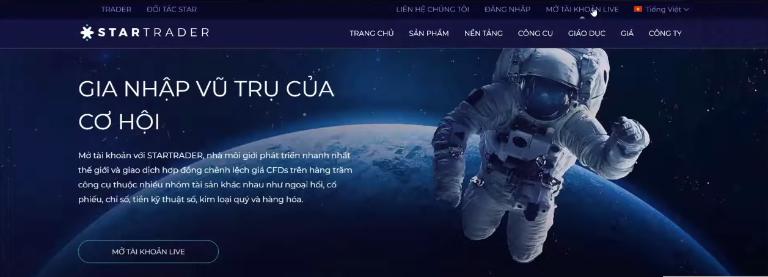 Startrader cung cấp đa dạng sản phẩm giao dịch