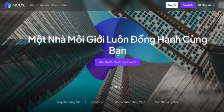 Neex là sàn giao dịch Forex uy tín, thành lập năm 2006 tại Australia