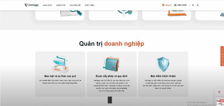 Sàn Vantage FX có giấy phép của các cơ quan uy tín như ASIC, FCA