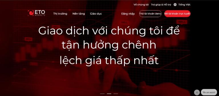 ETO Market là sàn giao dịch Forex, thành lập năm 2013