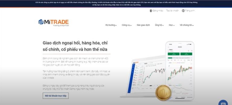 Sàn Mitrade là một sàn giao dịch Forex được thành lập năm 2019
