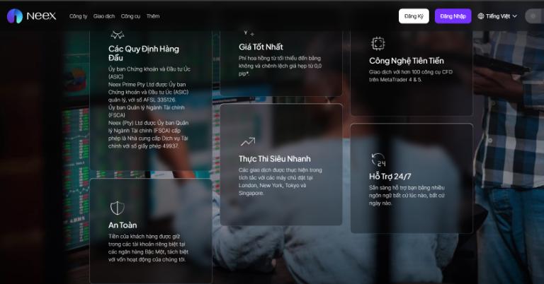 Sàn Neex có nhiều ưu điểm nổi bật