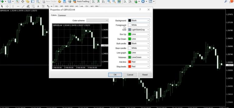 Chỉnh sửa màu sắc nến trong mục Color
