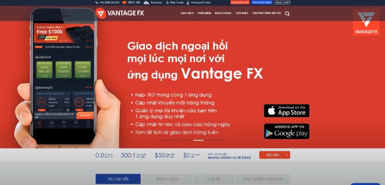 Vantage FX là sàn giao dịch uy tín đến từ Australia