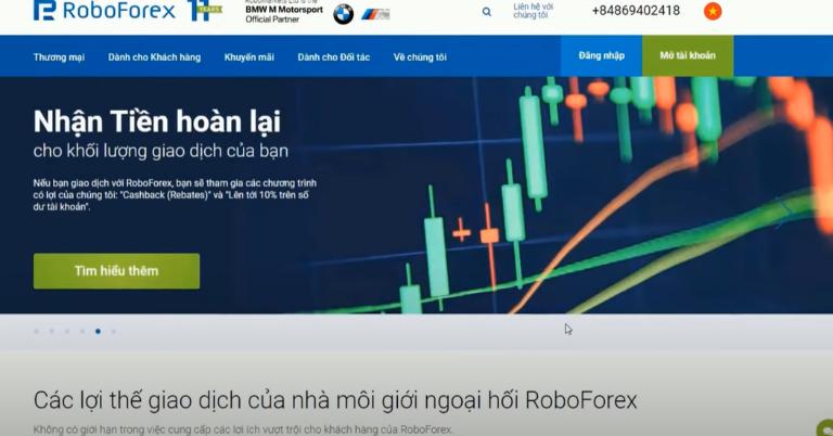 Roboforex hỗ trợ nhiều công cụ phân tích