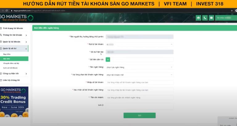 Sàn giao dịch Go Markets Forex thực hiện giao dịch trên 2 nền tảng chính là MT4 và MT5