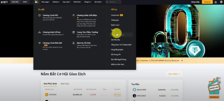 Sàn Bybit có nhiều sản phẩm, mức phí giao dịch thấp