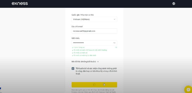 Điền đầy đủ thông tin và chính xác