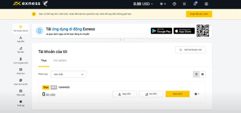 Khi hủy tài khoản Exness bạn cần đợi 4-5 ngày chờ duyệt
