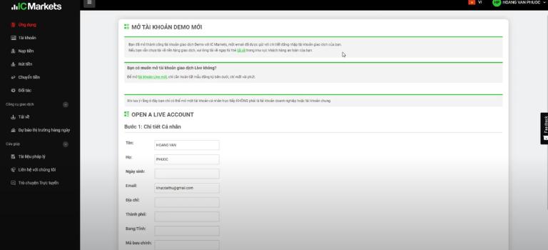 Đánh giá hiệu quả giao dịch trên tài khoản Demo