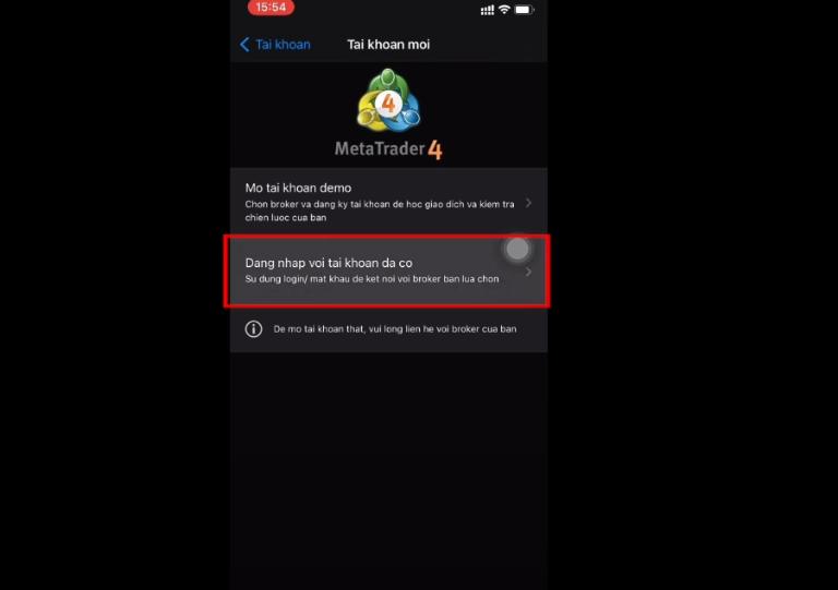 Giao dịch trên nền tảng MT5