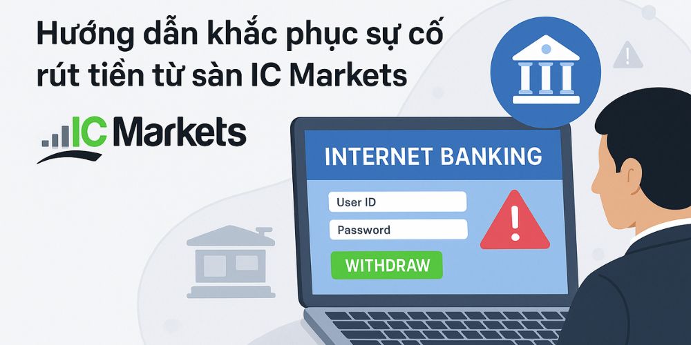 hướng dẫn khắc phục sự cố rút tiền từ sàn ic markets