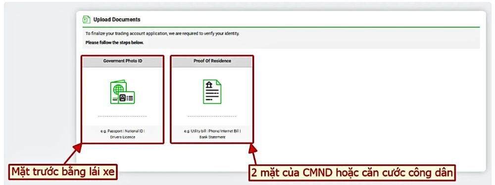 Sàn IC Markets - Xác minh danh tính