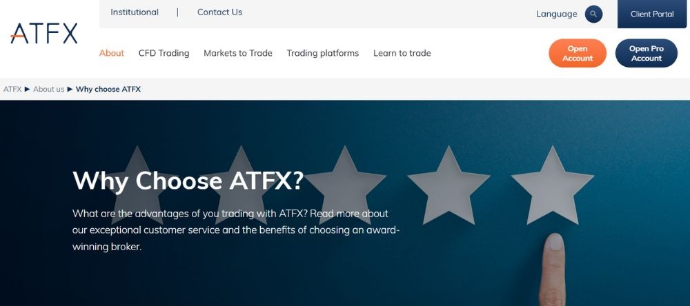 Website sàn ATFX