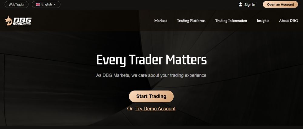 Website sàn DBG Markets