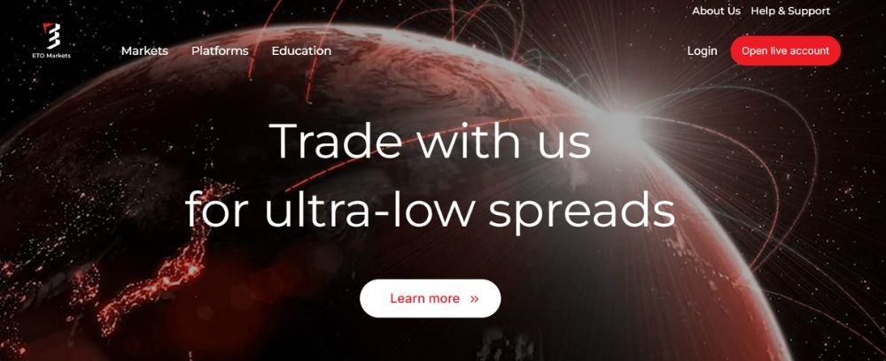 Website sàn ETO Markets