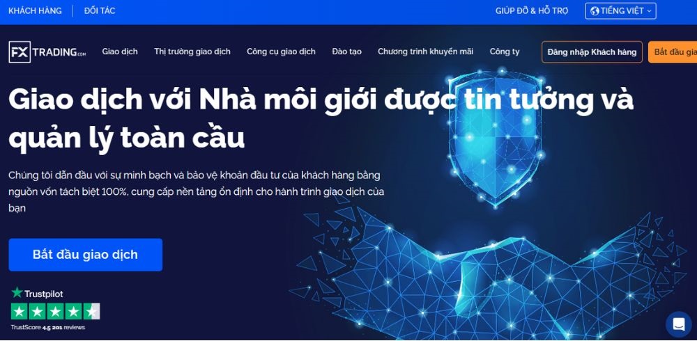 Website sàn FXTrading