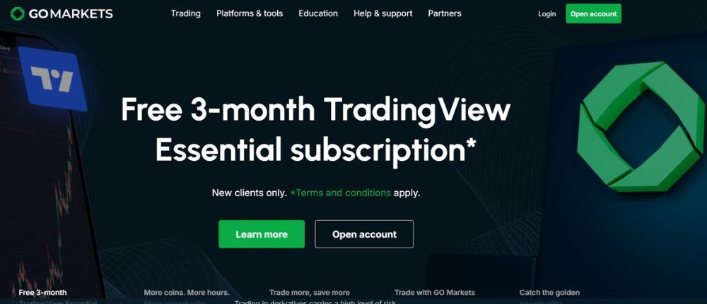 Website sàn GO Markets