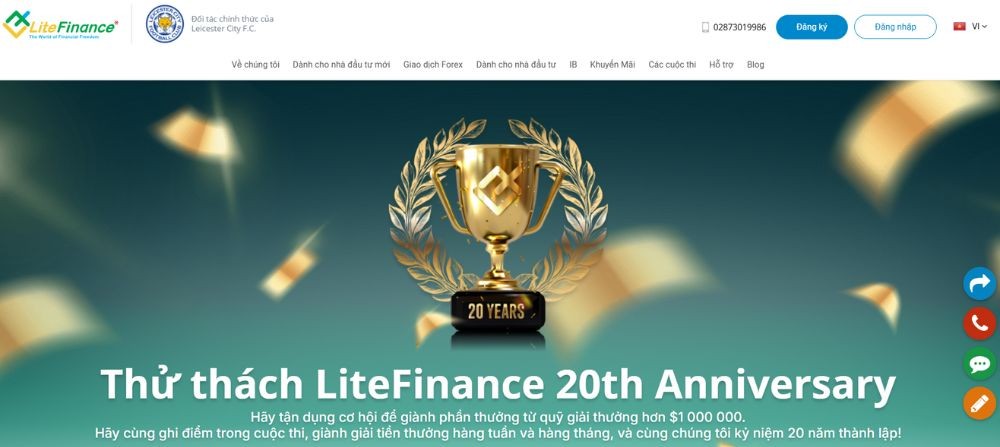 Website sàn LiteFinance