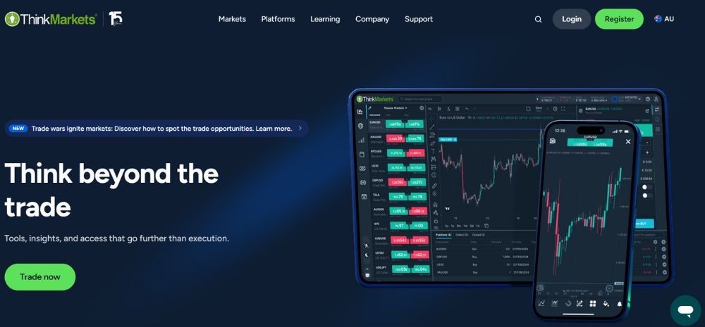 Website sàn ThinkMarkets